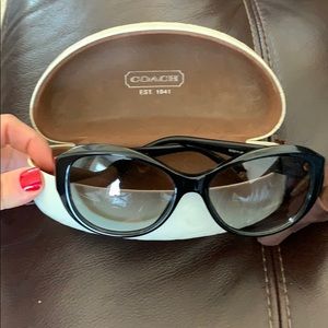SOLD!! Coach black sunglasses